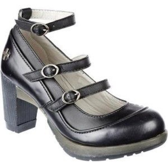 Dr. Martens Shoes - RARE Dr Martens Nadia Three Strap high heels US 9